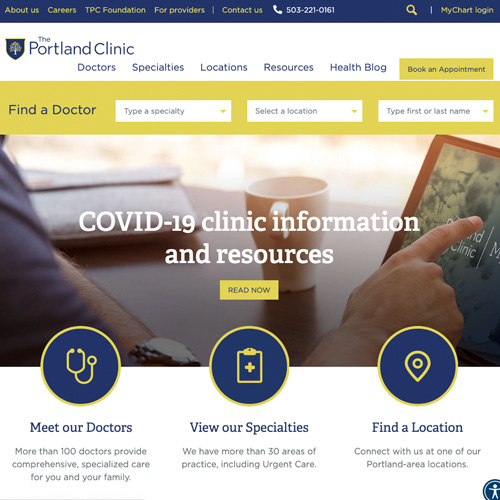 Click to see The Portland Clinic Project